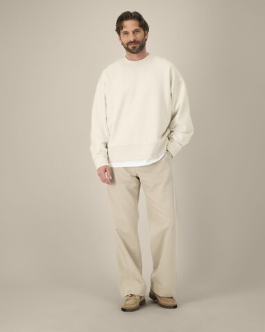 Ryler - Das Boxy Rundhals-Unisex-Sweatshirt aus recycelter Baumwolle - Natural Raw - XL bedrucken, Art.-Nr. STSU255C0541X Ryler - Das Boxy Rundhals-Unisex-Sweatshirt aus recycelter Baumwolle - Natural Raw - XL bedrucken, Art.-Nr. STSU255C0541X