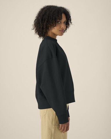 Ryler - Das Boxy Rundhals-Unisex-Sweatshirt aus recycelter Baumwolle - Black - XXL bedrucken, Art.-Nr. STSU255C0022X Ryler - Das Boxy Rundhals-Unisex-Sweatshirt aus recycelter Baumwolle - Black - XXL bedrucken, Art.-Nr. STSU255C0022X