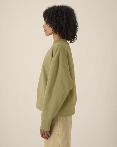 Ryler - Das Boxy Rundhals-Unisex-Sweatshirt aus recycelter Baumwolle - Faded Olive - L bedrucken, Art.-Nr. STSU255C1531L Ryler - Das Boxy Rundhals-Unisex-Sweatshirt aus recycelter Baumwolle - Faded Olive - L bedrucken, Art.-Nr. STSU255C1531L