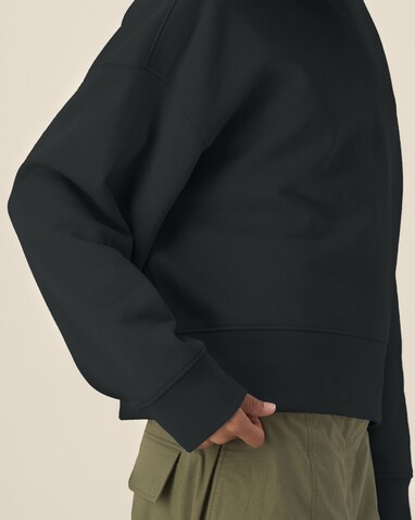 Voicer - Der Boxy Unisex-Hoodie aus recycelter Baumwolle - Black - XS bedrucken, Art.-Nr. STSU256C002XS Voicer - Der Boxy Unisex-Hoodie aus recycelter Baumwolle - Black - XS bedrucken, Art.-Nr. STSU256C002XS