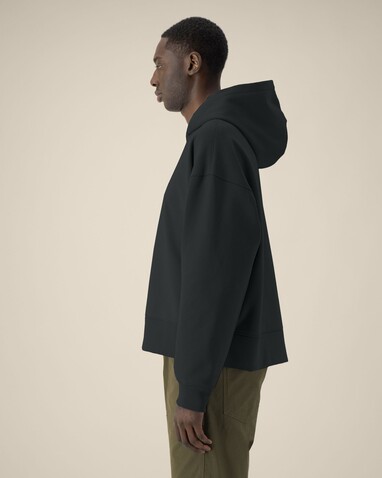 Voicer - Der Boxy Unisex-Hoodie aus recycelter Baumwolle - Black - XXL bedrucken, Art.-Nr. STSU256C0022X Voicer - Der Boxy Unisex-Hoodie aus recycelter Baumwolle - Black - XXL bedrucken, Art.-Nr. STSU256C0022X