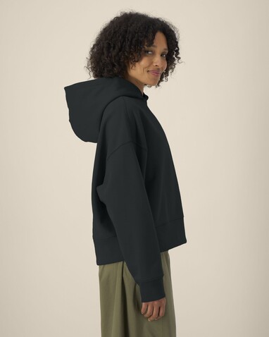 Voicer - Der Boxy Unisex-Hoodie aus recycelter Baumwolle - Black - XXS bedrucken, Art.-Nr. STSU256C0022S Voicer - Der Boxy Unisex-Hoodie aus recycelter Baumwolle - Black - XXS bedrucken, Art.-Nr. STSU256C0022S