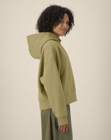 Voicer - Der Boxy Unisex-Hoodie aus recycelter Baumwolle - Faded Olive - XXL bedrucken, Art.-Nr. STSU256C1532X Voicer - Der Boxy Unisex-Hoodie aus recycelter Baumwolle - Faded Olive - XXL bedrucken, Art.-Nr. STSU256C1532X