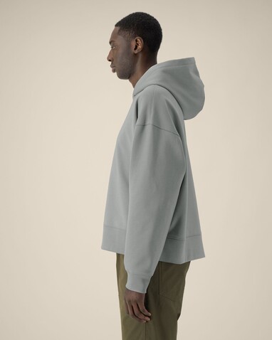 Voicer - Der Boxy Unisex-Hoodie aus recycelter Baumwolle - Misty Grey - M bedrucken, Art.-Nr. STSU256C1381M Voicer - Der Boxy Unisex-Hoodie aus recycelter Baumwolle - Misty Grey - M bedrucken, Art.-Nr. STSU256C1381M