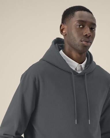 Gamechanger - Der Unisex-Hoodie aus recycelter Baumwolle - Anthracite - 3XL bedrucken, Art.-Nr. STSU257C2533X