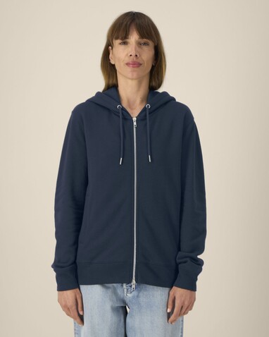 Astor - Der Unisex-Zip-Hoodie aus Baumwolle-TENCEL™ Modal - French Navy - XL bedrucken, Art.-Nr. STSU261C7271X Astor - Der Unisex-Zip-Hoodie aus Baumwolle-TENCEL™ Modal - French Navy - XL bedrucken, Art.-Nr. STSU261C7271X