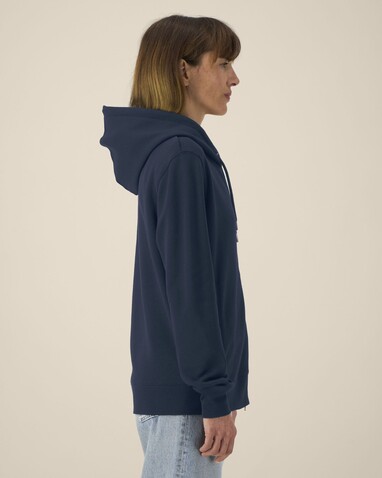 Astor - Der Unisex-Zip-Hoodie aus Baumwolle-TENCEL™ Modal - French Navy - 3XL bedrucken, Art.-Nr. STSU261C7273X