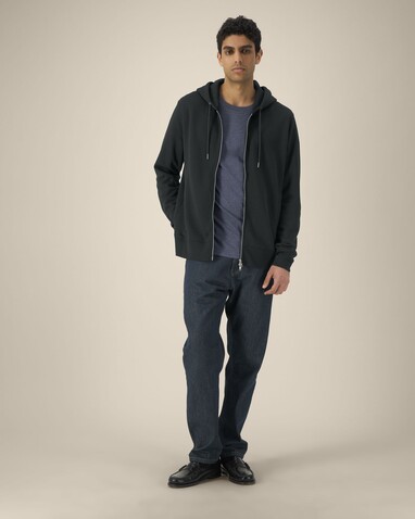 Astor - Der Unisex-Zip-Hoodie aus Baumwolle-TENCEL™ Modal - Black - M bedrucken, Art.-Nr. STSU261C0021M Astor - Der Unisex-Zip-Hoodie aus Baumwolle-TENCEL™ Modal - Black - M bedrucken, Art.-Nr. STSU261C0021M