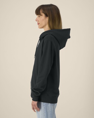 Astor - Der Unisex-Zip-Hoodie aus Baumwolle-TENCEL™ Modal - Black - S bedrucken, Art.-Nr. STSU261C0021S Astor - Der Unisex-Zip-Hoodie aus Baumwolle-TENCEL™ Modal - Black - S bedrucken, Art.-Nr. STSU261C0021S