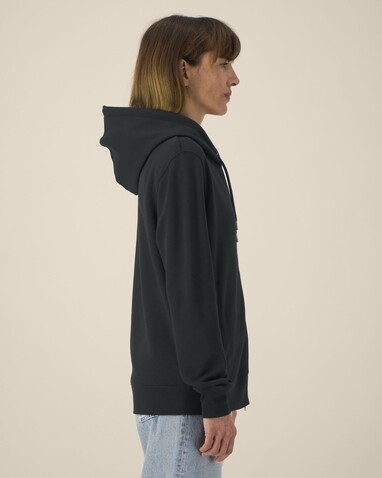 Astor - Der Unisex-Zip-Hoodie aus Baumwolle-TENCEL™ Modal - Black - S bedrucken, Art.-Nr. STSU261C0021S Astor - Der Unisex-Zip-Hoodie aus Baumwolle-TENCEL™ Modal - Black - S bedrucken, Art.-Nr. STSU261C0021S