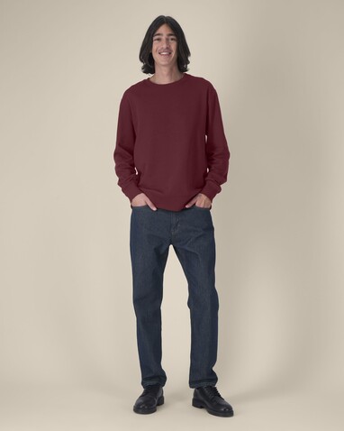 Thinker - Das Rundhals-Unisex-Sweatshirt aus recycelter Baumwolle - Burgundy - XS bedrucken, Art.-Nr. STSU269C244XS Thinker - Das Rundhals-Unisex-Sweatshirt aus recycelter Baumwolle - Burgundy - XS bedrucken, Art.-Nr. STSU269C244XS