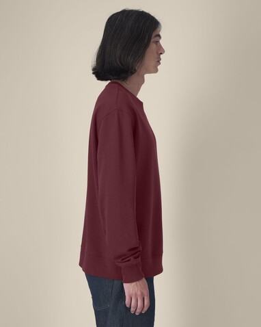 Thinker - Das Rundhals-Unisex-Sweatshirt aus recycelter Baumwolle - Burgundy - M bedrucken, Art.-Nr. STSU269C2441M