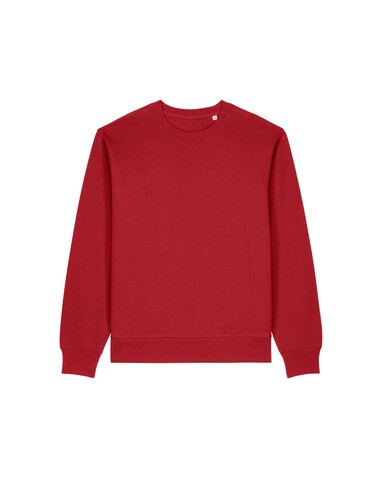 Thinker - Das Rundhals-Unisex-Sweatshirt aus recycelter Baumwolle - Red - S bedrucken, Art.-Nr. STSU269C0041S