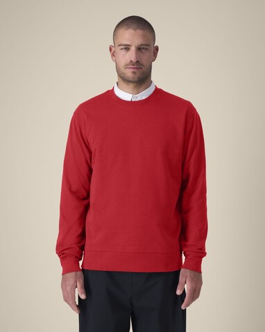 Thinker - Das Rundhals-Unisex-Sweatshirt aus recycelter Baumwolle - Red - 4XL bedrucken, Art.-Nr. STSU269C0044X Thinker - Das Rundhals-Unisex-Sweatshirt aus recycelter Baumwolle - Red - 4XL bedrucken, Art.-Nr. STSU269C0044X