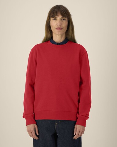Thinker - Das Rundhals-Unisex-Sweatshirt aus recycelter Baumwolle - Red - 5XL bedrucken, Art.-Nr. STSU269C0045X