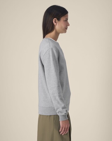 Thinker - Das Rundhals-Unisex-Sweatshirt aus recycelter Baumwolle - Heather Grey - M bedrucken, Art.-Nr. STSU269C2501M