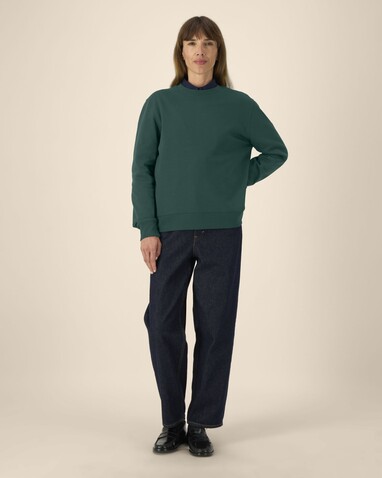 Thinker - Das Rundhals-Unisex-Sweatshirt aus recycelter Baumwolle - Glazed Green - XXS bedrucken, Art.-Nr. STSU269C0362S