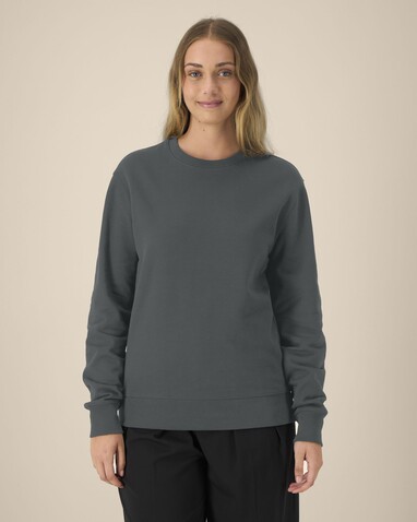 Thinker - Das Rundhals-Unisex-Sweatshirt aus recycelter Baumwolle - Anthracite - L bedrucken, Art.-Nr. STSU269C2531L Thinker - Das Rundhals-Unisex-Sweatshirt aus recycelter Baumwolle - Anthracite - L bedrucken, Art.-Nr. STSU269C2531L