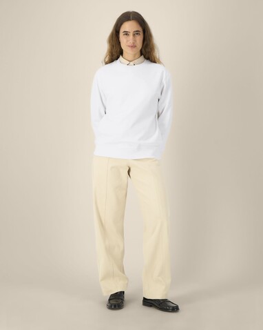 Thinker - Das Rundhals-Unisex-Sweatshirt aus recycelter Baumwolle - White - 4XL bedrucken, Art.-Nr. STSU269C0014X