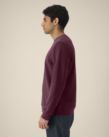 Roller - Das Rundhals-Unisex-Sweatshirt - Deep Plum - M bedrucken, Art.-Nr. STSU868C1511M