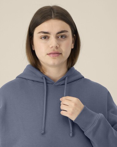Stella Nora - Der Iconic Damen-Hoodie - Blue Grey - XXL bedrucken, Art.-Nr. STSW213C1562X