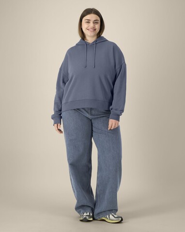 Stella Nora - Der Iconic Damen-Hoodie - Blue Grey - L bedrucken, Art.-Nr. STSW213C1561L
