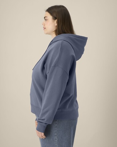 Stella Nora - Der Iconic Damen-Hoodie - Blue Grey - S bedrucken, Art.-Nr. STSW213C1561S