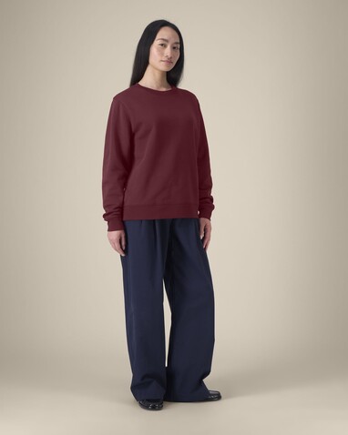 Stella Thinker - Das Damen-Rundhals-Sweatshirt aus recycelter Baumwolle - Burgundy - 3XL bedrucken, Art.-Nr. STSW254C2443X Stella Thinker - Das Damen-Rundhals-Sweatshirt aus recycelter Baumwolle - Burgundy - 3XL bedrucken, Art.-Nr. STSW254C2443X