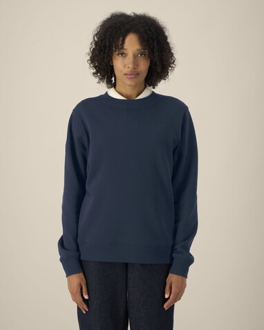 Stella Thinker - Das Damen-Rundhals-Sweatshirt aus recycelter Baumwolle - French Navy - XS bedrucken, Art.-Nr. STSW254C727XS Stella Thinker - Das Damen-Rundhals-Sweatshirt aus recycelter Baumwolle - French Navy - XS bedrucken, Art.-Nr. STSW254C727XS