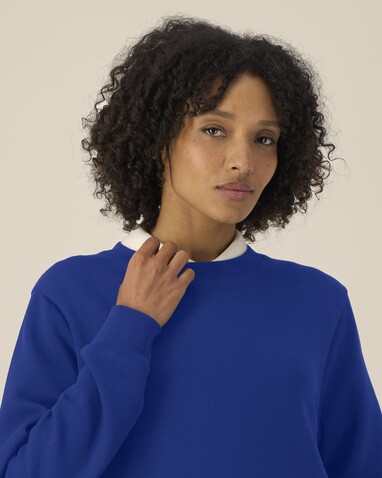 Stella Thinker - Das Damen-Rundhals-Sweatshirt aus recycelter Baumwolle - Worker Blue - 3XL bedrucken, Art.-Nr. STSW254C0883X Stella Thinker - Das Damen-Rundhals-Sweatshirt aus recycelter Baumwolle - Worker Blue - 3XL bedrucken, Art.-Nr. STSW254C0883X