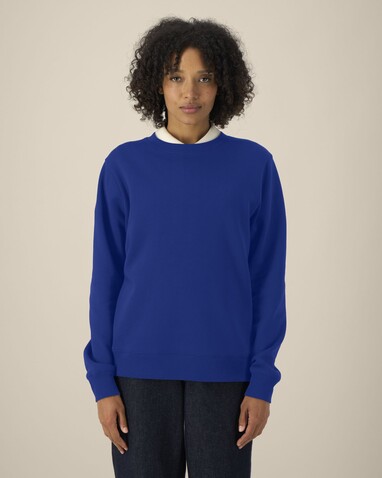 Stella Thinker - Das Damen-Rundhals-Sweatshirt aus recycelter Baumwolle - Worker Blue - XS bedrucken, Art.-Nr. STSW254C088XS