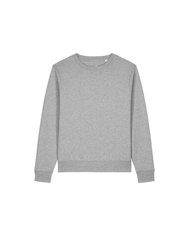 Stella Thinker - Das Damen-Rundhals-Sweatshirt aus recycelter Baumwolle - Heather Grey - L bedrucken, Art.-Nr. STSW254C2501L