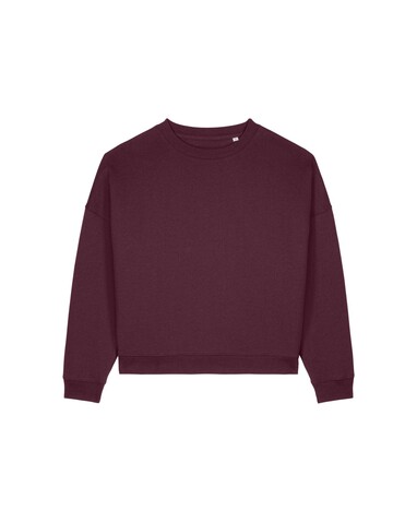 Stella Lianna - Das Damen-Rundhals-Sweatshirt aus Baumwolle-TENCEL™ Modal - Deep Plum - XL bedrucken, Art.-Nr. STSW262C1511X