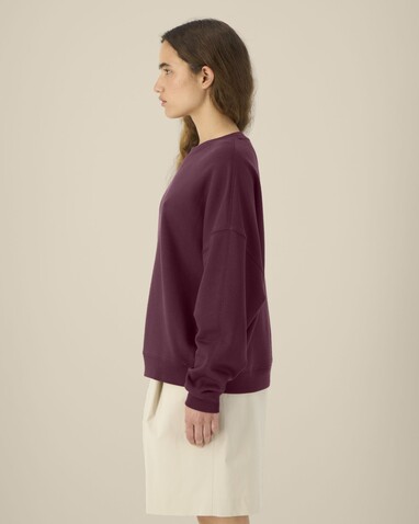 Stella Lianna - Das Damen-Rundhals-Sweatshirt aus Baumwolle-TENCEL™ Modal - Deep Plum - XXL bedrucken, Art.-Nr. STSW262C1512X Stella Lianna - Das Damen-Rundhals-Sweatshirt aus Baumwolle-TENCEL™ Modal - Deep Plum - XXL bedrucken, Art.-Nr. STSW262C1512X