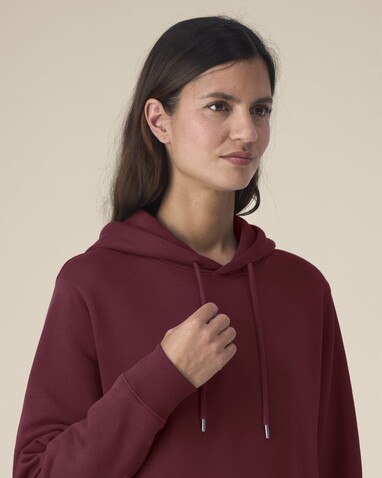 Stella Gamechanger - Der Damen-Hoodie aus recycelter Baumwolle - Burgundy - M bedrucken, Art.-Nr. STSW268C2441M Stella Gamechanger - Der Damen-Hoodie aus recycelter Baumwolle - Burgundy - M bedrucken, Art.-Nr. STSW268C2441M