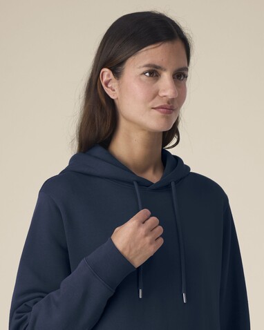 Stella Gamechanger - Der Damen-Hoodie aus recycelter Baumwolle - French Navy - S bedrucken, Art.-Nr. STSW268C7271S
