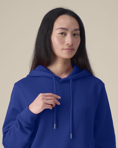 Stella Gamechanger - Der Damen-Hoodie aus recycelter Baumwolle - Worker Blue - 3XL bedrucken, Art.-Nr. STSW268C0883X