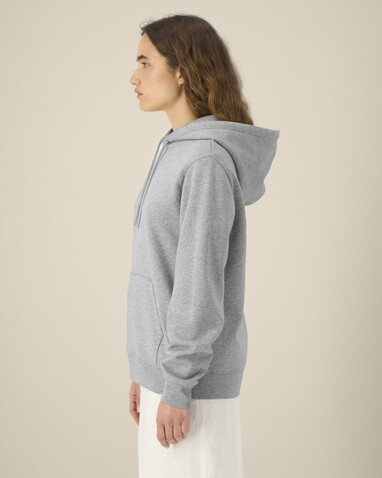 Stella Gamechanger - Der Damen-Hoodie aus recycelter Baumwolle - Heather Grey - L bedrucken, Art.-Nr. STSW268C2501L