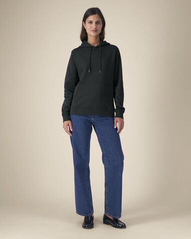 Stella Gamechanger - Der Damen-Hoodie aus recycelter Baumwolle - Black - M bedrucken, Art.-Nr. STSW268C0021M