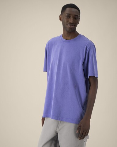 Freestyler Vintage - Das schwere Garment-Dyed Unisex-T-Shirt - G. Dyed Purple Love - XXS bedrucken, Art.-Nr. STTU073C1612S