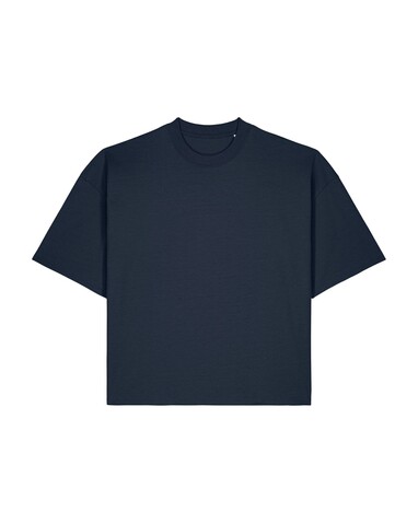 Hypster - Das Unisex-T-Shirt Boxy aus recycelter Baumwolle - French Navy - 3XL bedrucken, Art.-Nr. STTU258C7273X