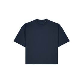 Hypster - Das Unisex-T-Shirt Boxy aus recycelter Baumwolle - French Navy - 3XL bedrucken, Art.-Nr. STTU258C7273X