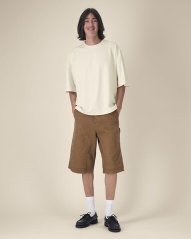 Hypster - Das Unisex-T-Shirt Boxy aus recycelter Baumwolle - Natural Raw - S bedrucken, Art.-Nr. STTU258C0541S