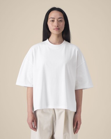 Hypster - Das Unisex-T-Shirt Boxy aus recycelter Baumwolle - White - M bedrucken, Art.-Nr. STTU258C0011M Hypster - Das Unisex-T-Shirt Boxy aus recycelter Baumwolle - White - M bedrucken, Art.-Nr. STTU258C0011M