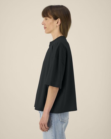 Hypster - Das Unisex-T-Shirt Boxy aus recycelter Baumwolle - Black - L bedrucken, Art.-Nr. STTU258C0021L Hypster - Das Unisex-T-Shirt Boxy aus recycelter Baumwolle - Black - L bedrucken, Art.-Nr. STTU258C0021L
