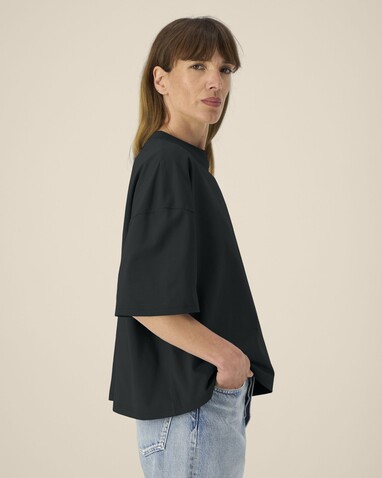 Hypster - Das Unisex-T-Shirt Boxy aus recycelter Baumwolle - Black - XL bedrucken, Art.-Nr. STTU258C0021X Hypster - Das Unisex-T-Shirt Boxy aus recycelter Baumwolle - Black - XL bedrucken, Art.-Nr. STTU258C0021X