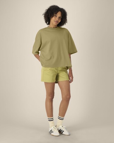 Hypster - Das Unisex-T-Shirt Boxy aus recycelter Baumwolle - Faded Olive - 3XL bedrucken, Art.-Nr. STTU258C1533X Hypster - Das Unisex-T-Shirt Boxy aus recycelter Baumwolle - Faded Olive - 3XL bedrucken, Art.-Nr. STTU258C1533X