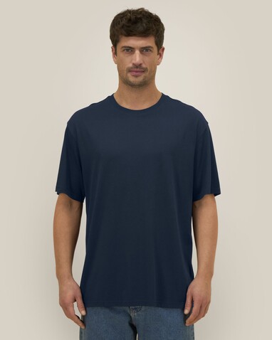 Blaker - Das Unisex-T-Shirt aus Baumwolle-TENCEL™ Modal - French Navy - 3XL bedrucken, Art.-Nr. STTU263C7273X