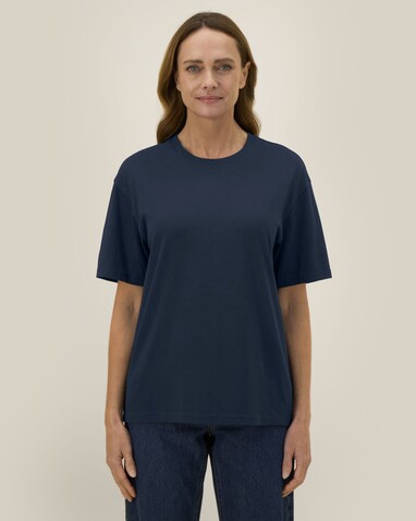 Blaker - Das Unisex-T-Shirt aus Baumwolle-TENCEL™ Modal - French Navy - 3XL bedrucken, Art.-Nr. STTU263C7273X