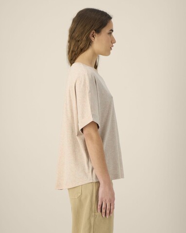 Stella Collider - Das Oversized Damen-T-Shirt mit gekrempelten Ärmeln - Heather Rainbow - XS bedrucken, Art.-Nr. STTW089C084XS Stella Collider - Das Oversized Damen-T-Shirt mit gekrempelten Ärmeln - Heather Rainbow - XS bedrucken, Art.-Nr. STTW089C084XS